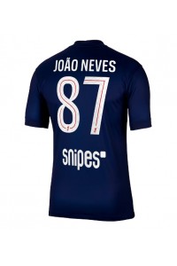 Fotbalové Dres Paris Saint-Germain Joao Neves #87 Domácí Oblečení 2025-26 Krátký Rukáv
